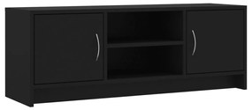 823254 vidaXL Comodă TV, negru, 102x30x37,5 cm, lemn prelucrat