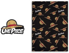 One Piece Straw Hat set pături fleece și pernă de formă