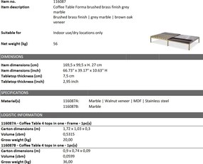 Masuta de cafea design LUX Forma