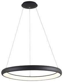 Lustra LED dimabila, design modern Albi negru, 81cm