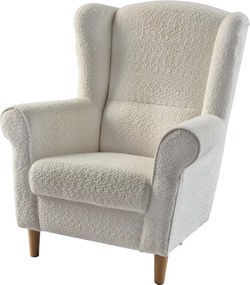 Fotoliu, textil crem Coral, CHARLOT