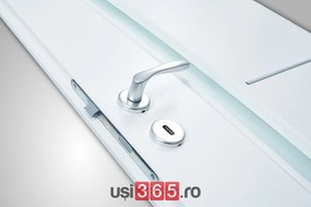 Usa HDF cu toc reglabil din MDF PAL - Colectia PROGRESS 1.1 - Culoare Nuc Toc fix semirotund 90mm, Nuc Clasic, Folie Decor