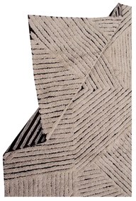 Covor maro deschis lavabil/țesut manual din lână 170x240 cm Golden Coffee – Lorena Canals