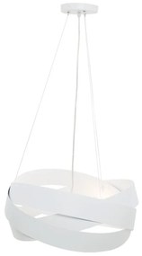 Pendul design modern Tornado alb 50cm