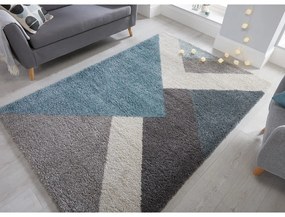 Covor Flair Rugs Zula, 160x230 cm, albastru-gri