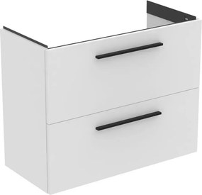 Dulap baza suspendat Ideal Standard i.life S 2 sertare alb mat 80 cm