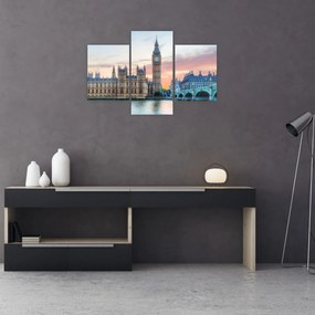 Tablou - Londra în culori pastelate (90x60 cm)