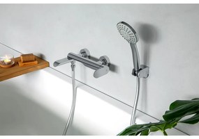 Baterie cada-dus Rubineta Ultra monocomanda crom lucios cu set de dus para 5 functii