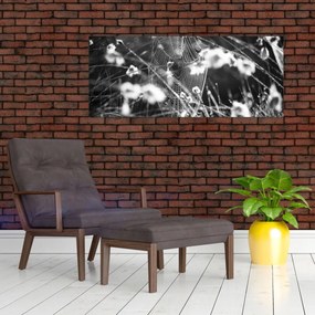 Tablou - Pânza de păianjen în pajiște (120x50 cm)