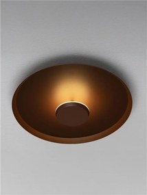 Plafoniera LED stil modern DORELL maro inchis
