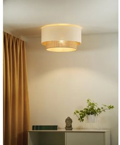 Duolla - Plafonieră BOHO 1xE27/15W/230V d. 45 cm bej/maro