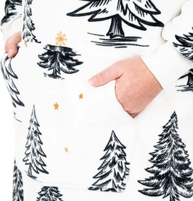 Hanorac din micropluș 4Home Frosted Trees, uni L - pentru bărbați