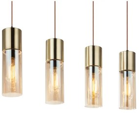 Lustra moderna cu 4 pendule ANNIKA alama 21000-4HM GL