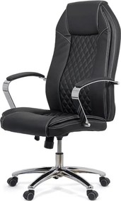 Scaun Directorial OFF 313 Negru – rezistent până la 150 Kg, ergonomic, cu șezut pe arcuri