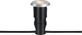 Markslöjd 107716 - Lampă LED încastrată pentru exterior GARDEN24 0,8W/24V IP44 negru/crom mat