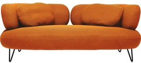 Canapea Peppo 2 locuri portocaliu 182cm