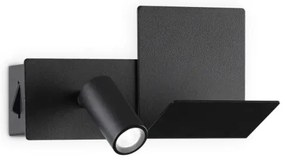 Aplică LED Ideal Lux KOMODO LED/4,5W/230V USB CRI 90 negru