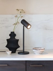 Lampa de masa Eco din Bambus Java GU10, negru