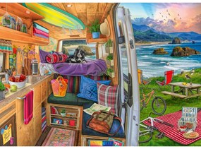 RAVENSBURGER - PUZZLE PRIVELISTE DIN RULOTA 1000 PIESE DESIGN NOU - RAVENSBURGER (RVSPA00491)