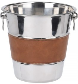 Frapiera Excellent Leather, inox, 21 x 21 cm