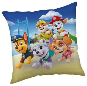 Pernă pentru copii 40x40 cm Paw Patrol "Bridge" – Jerry Fabrics