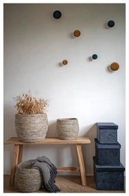 Bancă de grădină maro din lemn masiv Barcelona – House Nordic