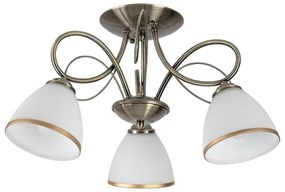 Brilagi - Lustră aplicată FRED 3xE27/60W/230V Ø 59 cm bronz