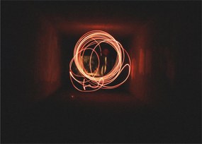 Tablou - linii în tunel (70x50 cm)