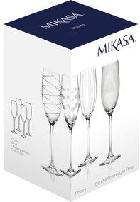 Pahare de vin spumant în set de 4 buc. 250 ml Cheers - Mikasa