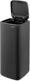 Coș de gunoi gri închis cu senzori de atingere din oțel 30 l Bo Touch – Brabantia