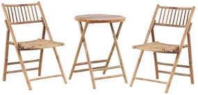 Ansamblu mobilier balcon Sante (lemn deschis) . 1075800