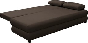 Canapea extensibilă, ţesătură maro, BLUM