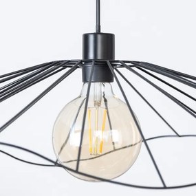 Brilagi - Lustră LED suspendată pe cablu CERIA WIRE 1xE27/40W/230V Ø 80 cm neagră