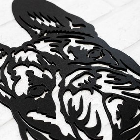 DUBLEZ | Tablou din lemn pentru perete - Bulldog francez