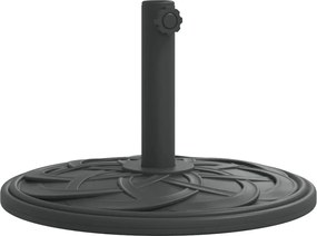 vidaXL Suport umbrelă pentru stâlpi Ø38 / 48 mm, 12 kg, rotund