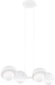 Candelabru cu cablu BOOM, 4x G9, 8W, 230V, alb