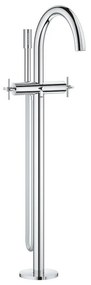 Baterie cada - dus freestanding Grohe Atrio crom lucios