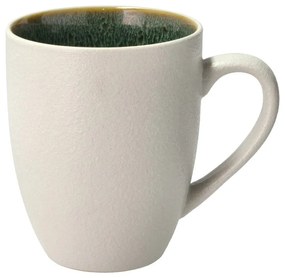 Cană albă/verde din ceramică 300 ml Gastro White/Green – Bitz