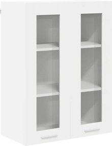 vidaXL Dulap suspendat cu depozitare Alb 60 x 31 x 80 cm Lemn compozit