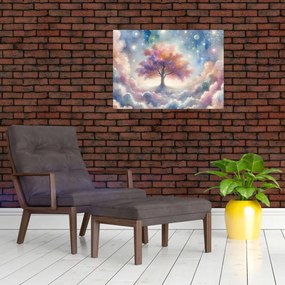 Tablou – Arborele vieții printre nori (70x50 cm)