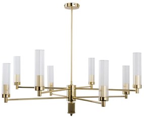 Candelabru modern realizat manual din alama Seti 8L