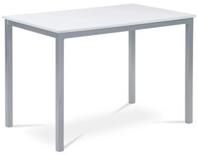 Masă de dining minimalistă, gri și alb, 110 x 70 x75 cm