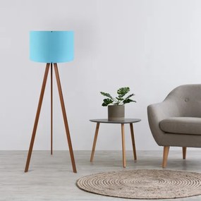 Lampadar AYD 1x E27/40W/230V albastru/maro