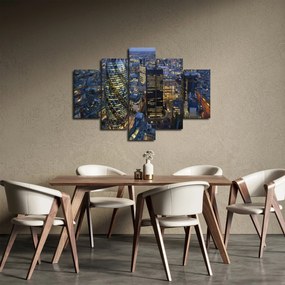 Tablou - Panorama de seară a Londrei (150x105 cm)