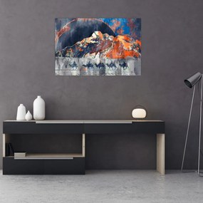 Tablou - Ilustrație de sweathouses (90x60 cm)