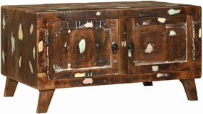 vidaXL Masă de cafea Multicolour 80 x 54 x 45 cm Lemn recuperat masiv