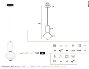 Lustra LED moderna design deosebit AKIKO