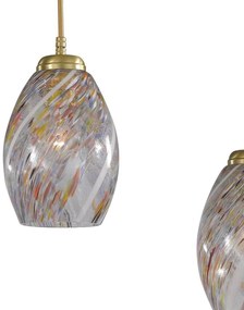 Lustra moderna cu 3 pendule design italian 10034 multicolor