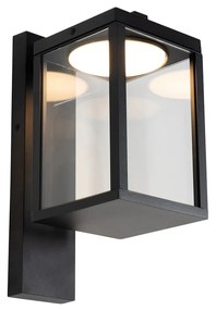Lampa de perete exterioară neagră cu LED IP54 - Ferdinand