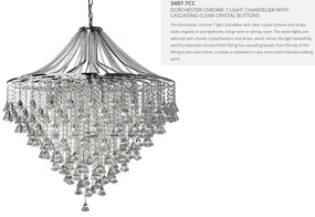 Lustra cristal casa scarii design LUX Dorchester 7L 3497-7CC SRT